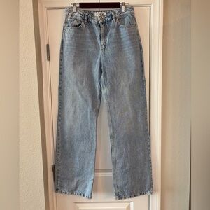 Dynamite Heidi Wide Leg Jeans High Waist